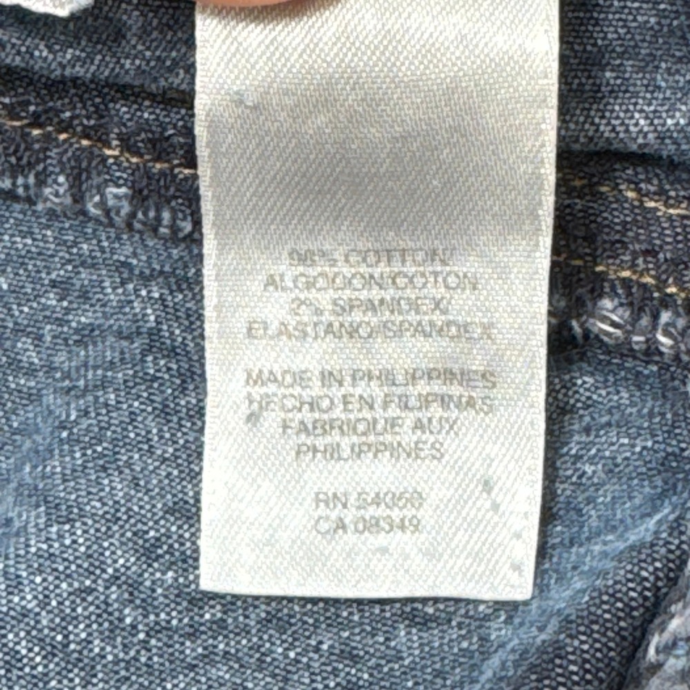 Jones New York Jeans Womens 14P Blue Signature Petite Straight Leg Stretch High - Picture 11 of 13